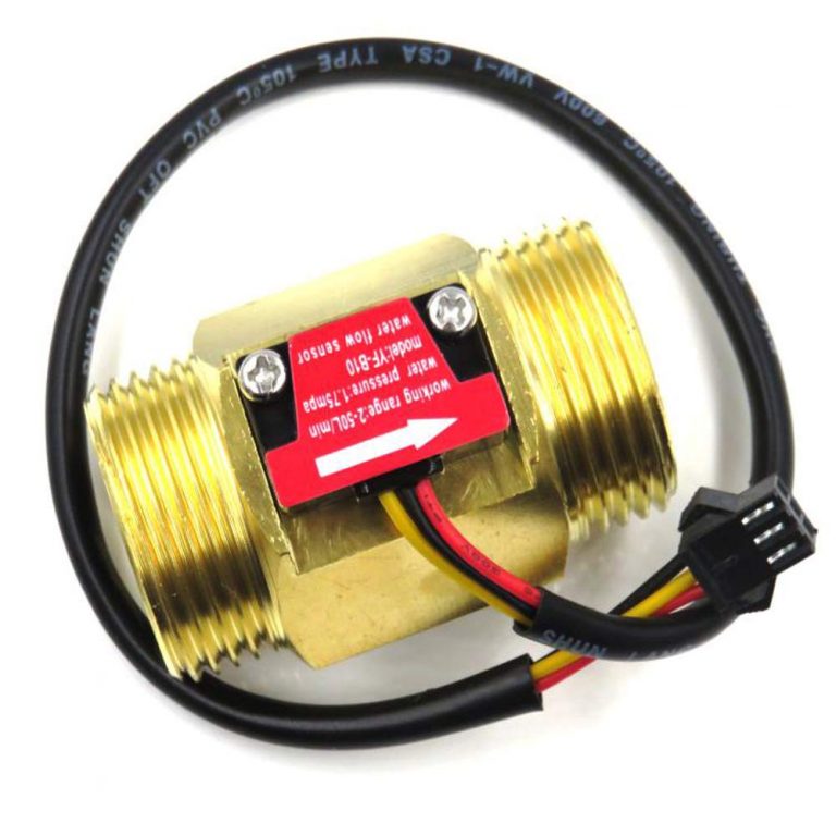 Water Flow Sensor Meter Counter Indicate Turbine Hall Flowmeter With